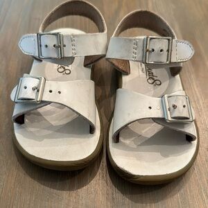 Footmates white sandals, toddler size 6, good condition